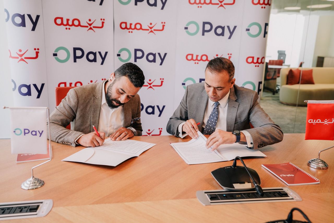 شركة OPay و«تنمية» توقعان بروتوكول تعاون لتسهيل خدمات الدفع الالكتروني