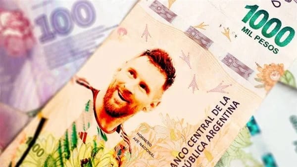 هل سيتم وضع صورة «ميسي» على عملة الأرجنتين «فئة ألف بيزو»؟