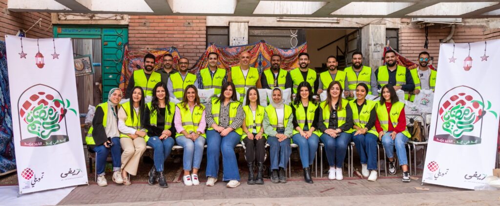 موظفو شركتي «ريفي» و«تمويلي» ينظمون حملة تبرعات مشتركة لتوزيع شنط رمضان