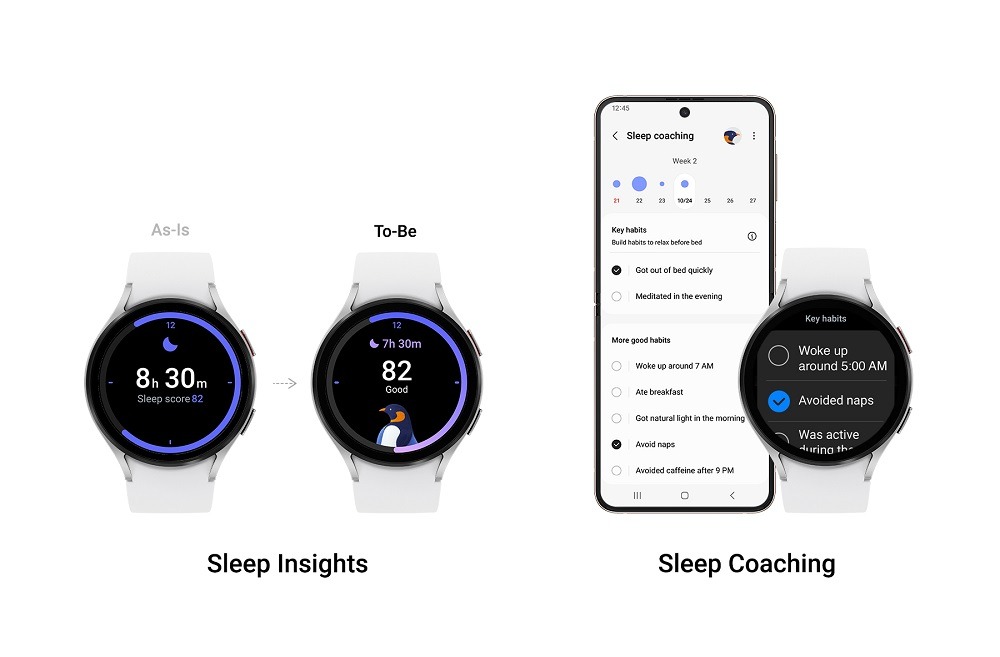 «سامسونج» تكشف عن برنامج One UI 5 الجديد لساعات Galaxy لتحسين تجربة النوم