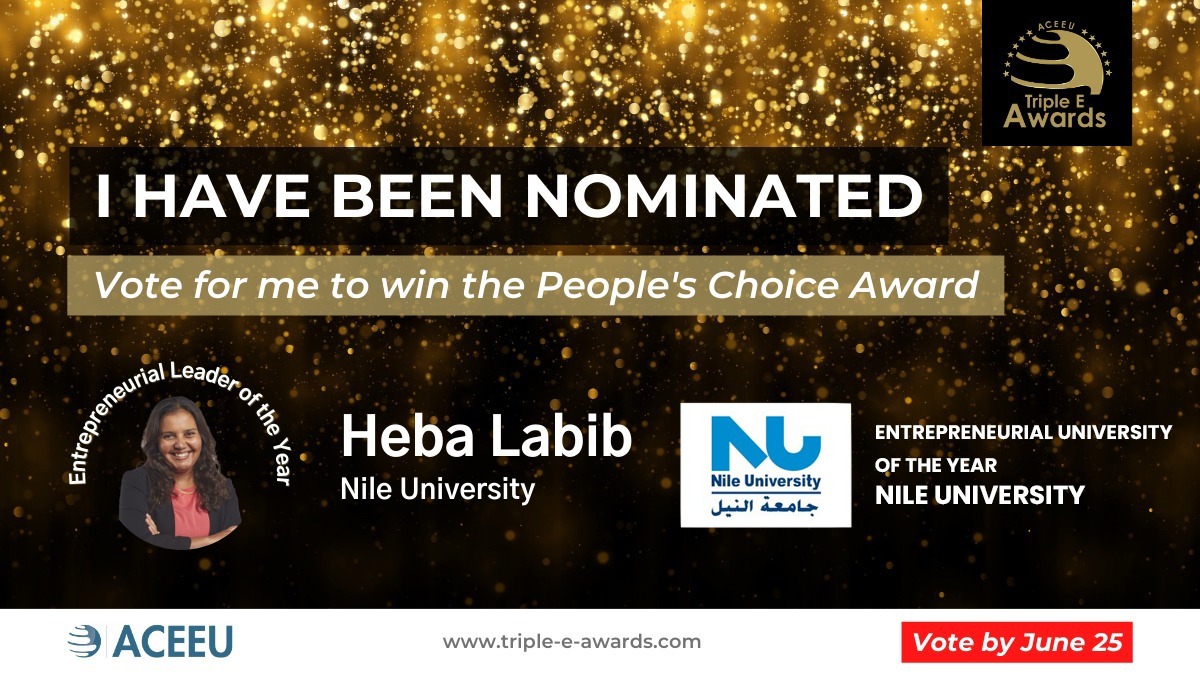 ترشيح «جامعة النيل» و«المدير التنفيذي لمبادرة رواد النيل» لجائزة «Triple E Awards» العالمية