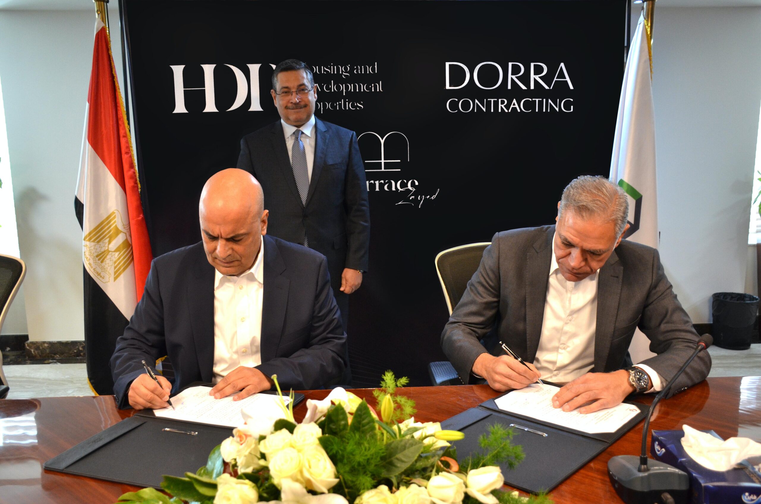 HDP توقع عقد مقاولات مع CRC-DORRA لتنفيذ أعمال إنشائية بـTerrace في الشيخ زايد