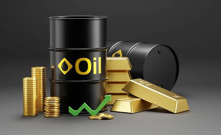 ارتفاع سعر الذهب 4.6%.. وتراجع النفط بسبب الطلب الصيني