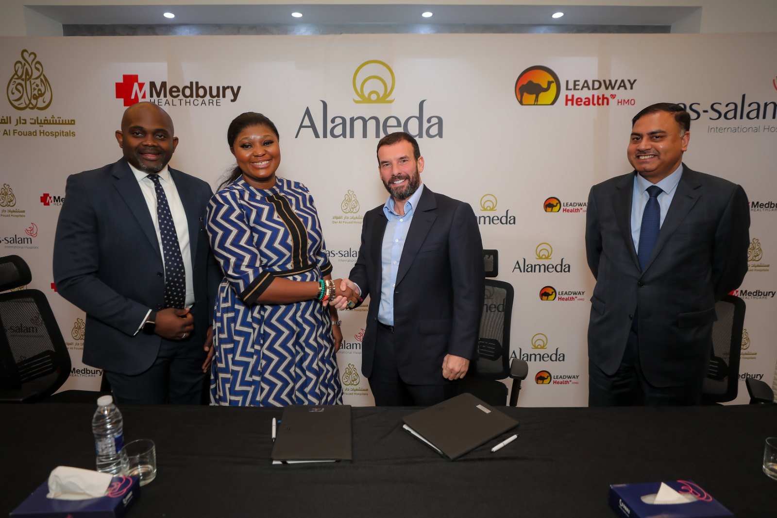 «ألاميدا» تتوسع في أفريقيا وتوقع اتفاقية تعاون مع «ميدبوري هيلثكير» و«ليدواي هيلث»