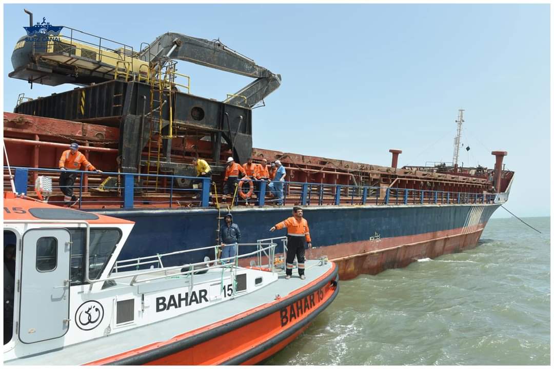 وحدات الإنقاذ البحري تنجح في إنقاذ سفينة البضائع LABATROS من الغرق الكامل