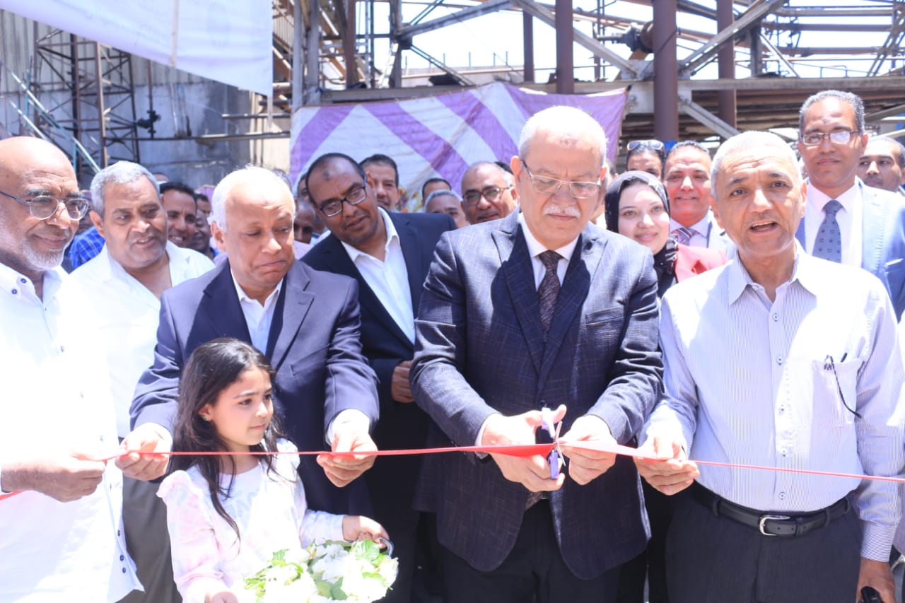 افتتاح أول برج لتبريد المياه بمصنع أرمنت للسكر في الأقصر بتكلفة 40 مليون جنيه